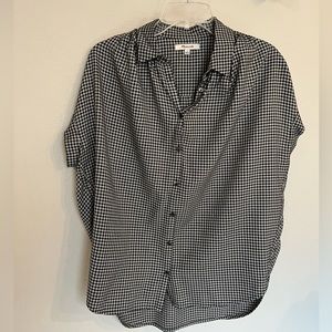 Madewell Gingham Boxy Oversized Shirt